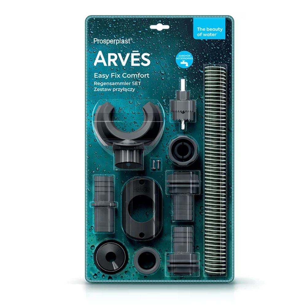 Kit de raccordement ARVES Easy Fix Comfort Prosperplast, basalte clair |  |  |