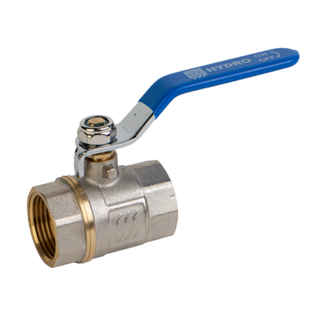 Vanne à boisseau sphérique d'arrêt Femelle-Femelle Hydro – Laiton – 0470003 – Taille (pouce) : 1