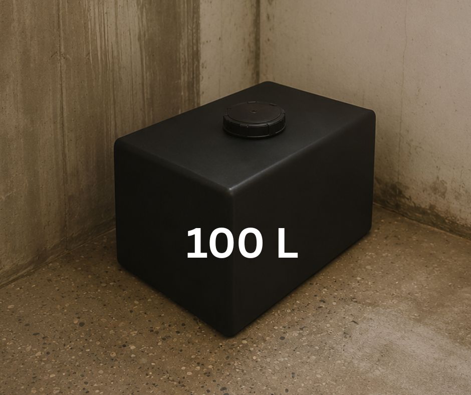 Réservoirs d'eau de 100 litres